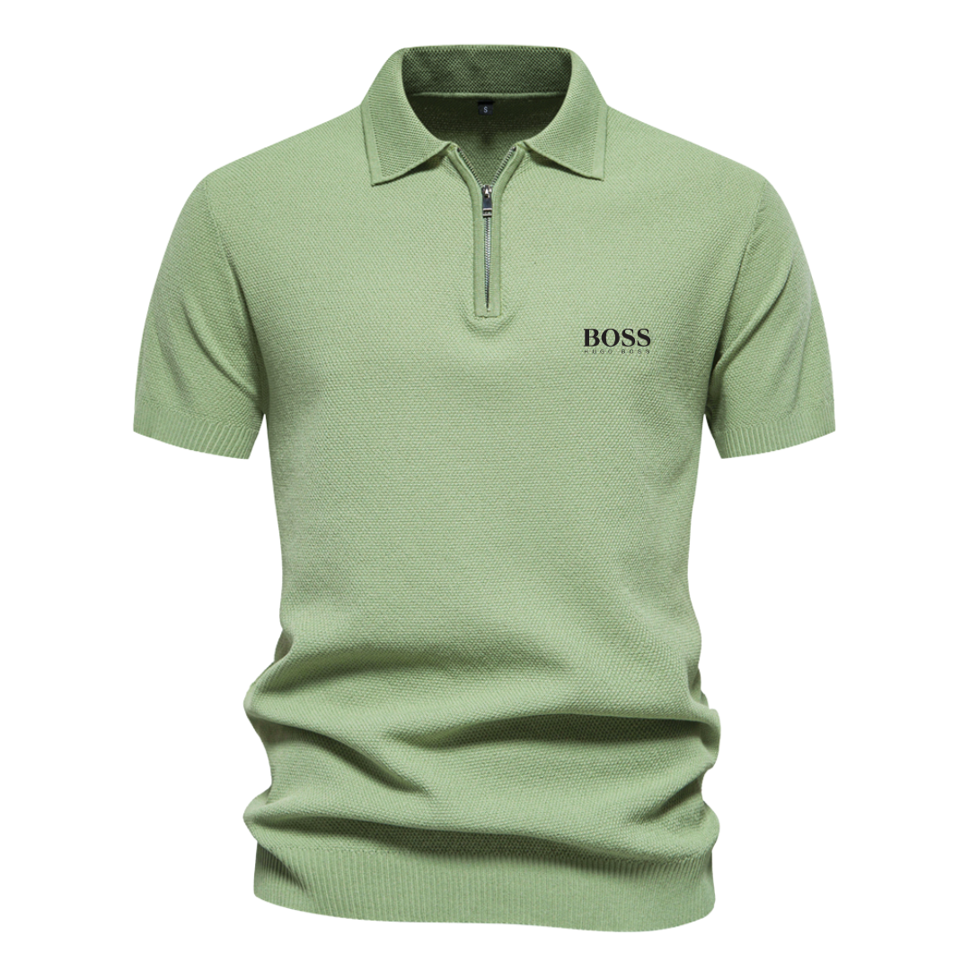 BOSS™ Short Sleeve Half-Zip Polo