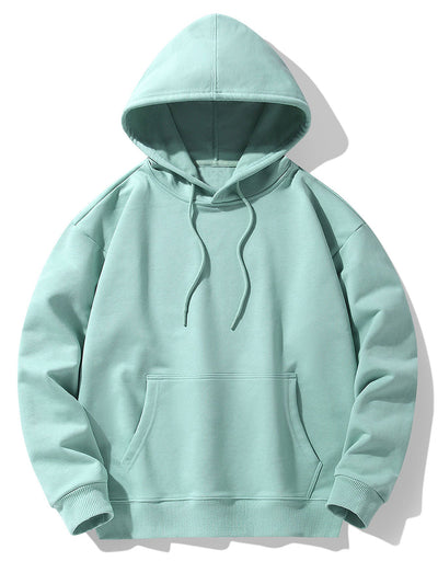 Basic Heavy Weight Drop Shoulder Relaxed Hoodie