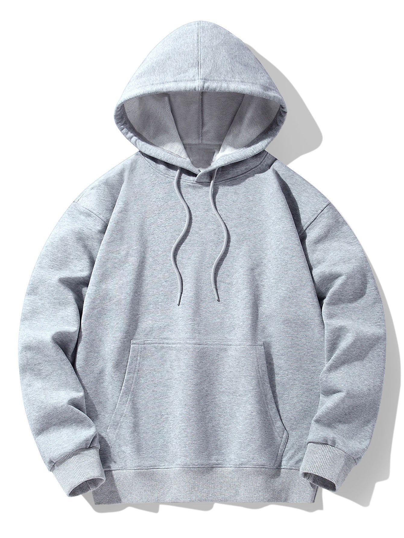 Basic Heavy Weight Drop Shoulder Relaxed Hoodie