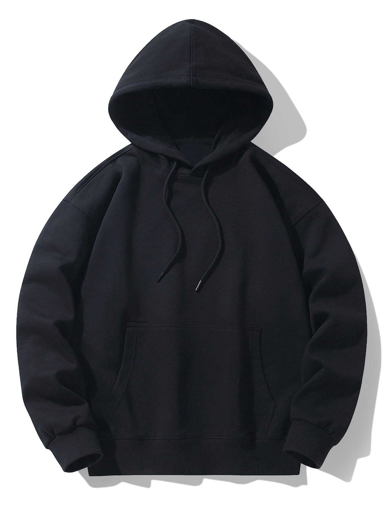 Basic Heavy Weight Drop Shoulder Relaxed Hoodie
