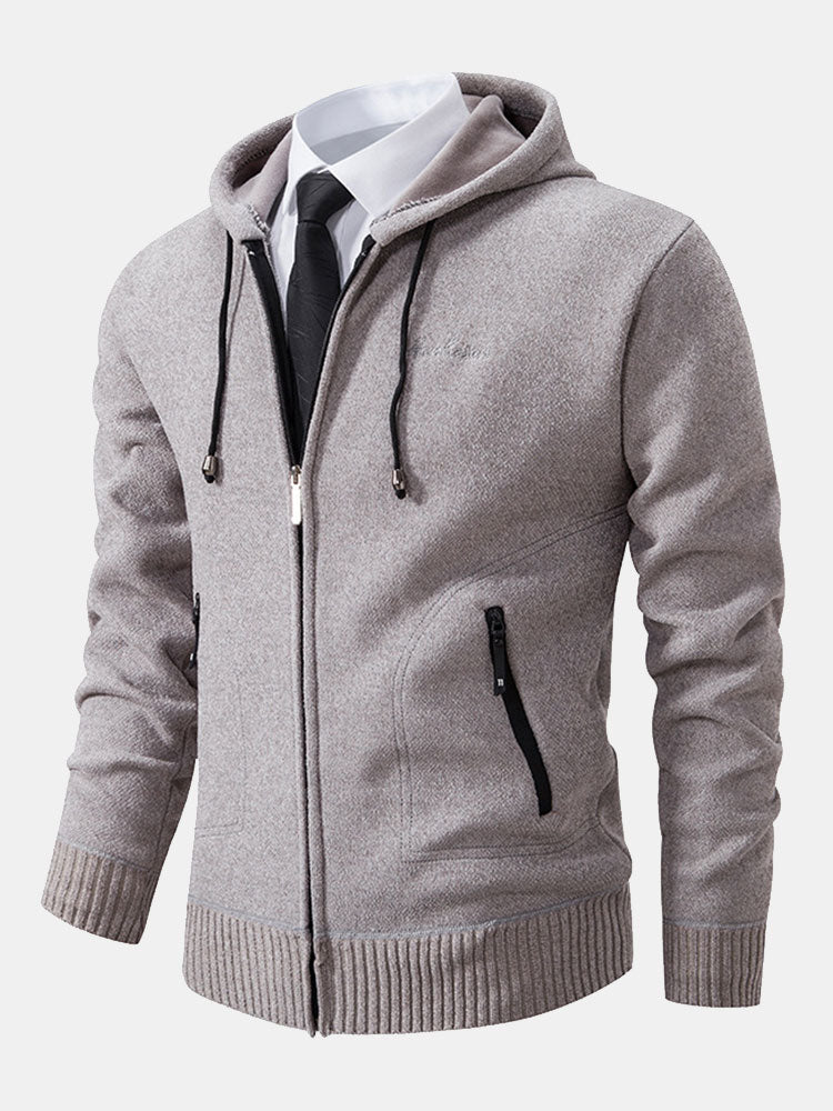 Zip Up Hooded Sweater