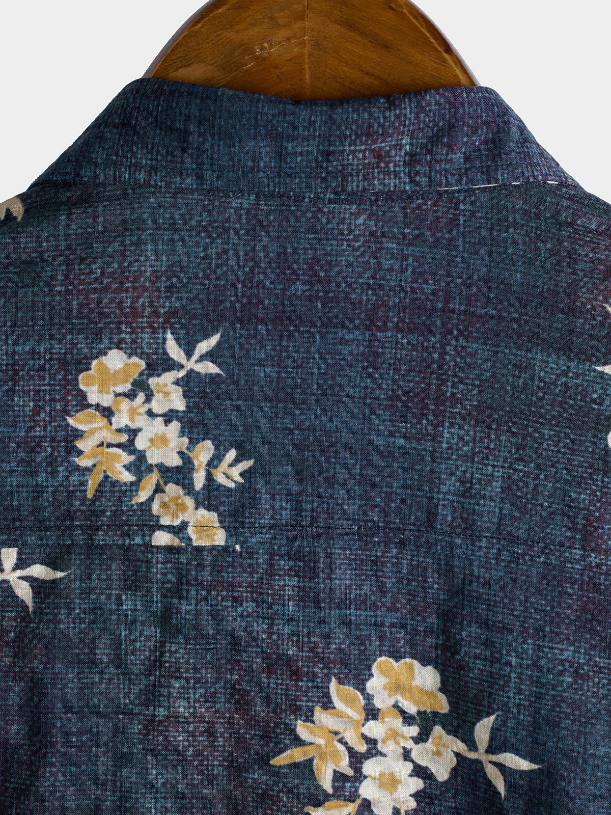 Men's Floral Printed Button Up Casual Short Sleeve Shirt