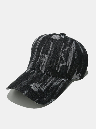 Vintage Distressed Denim Baseball Cap