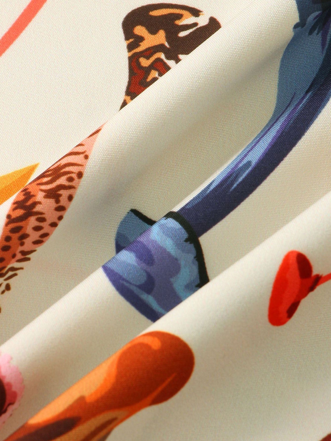 Mushroom Leaves Print Shirt