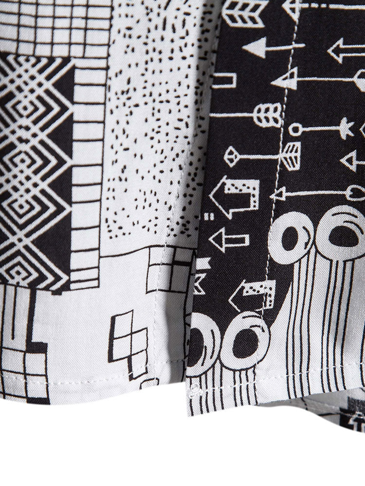 Geometry Print Shirt