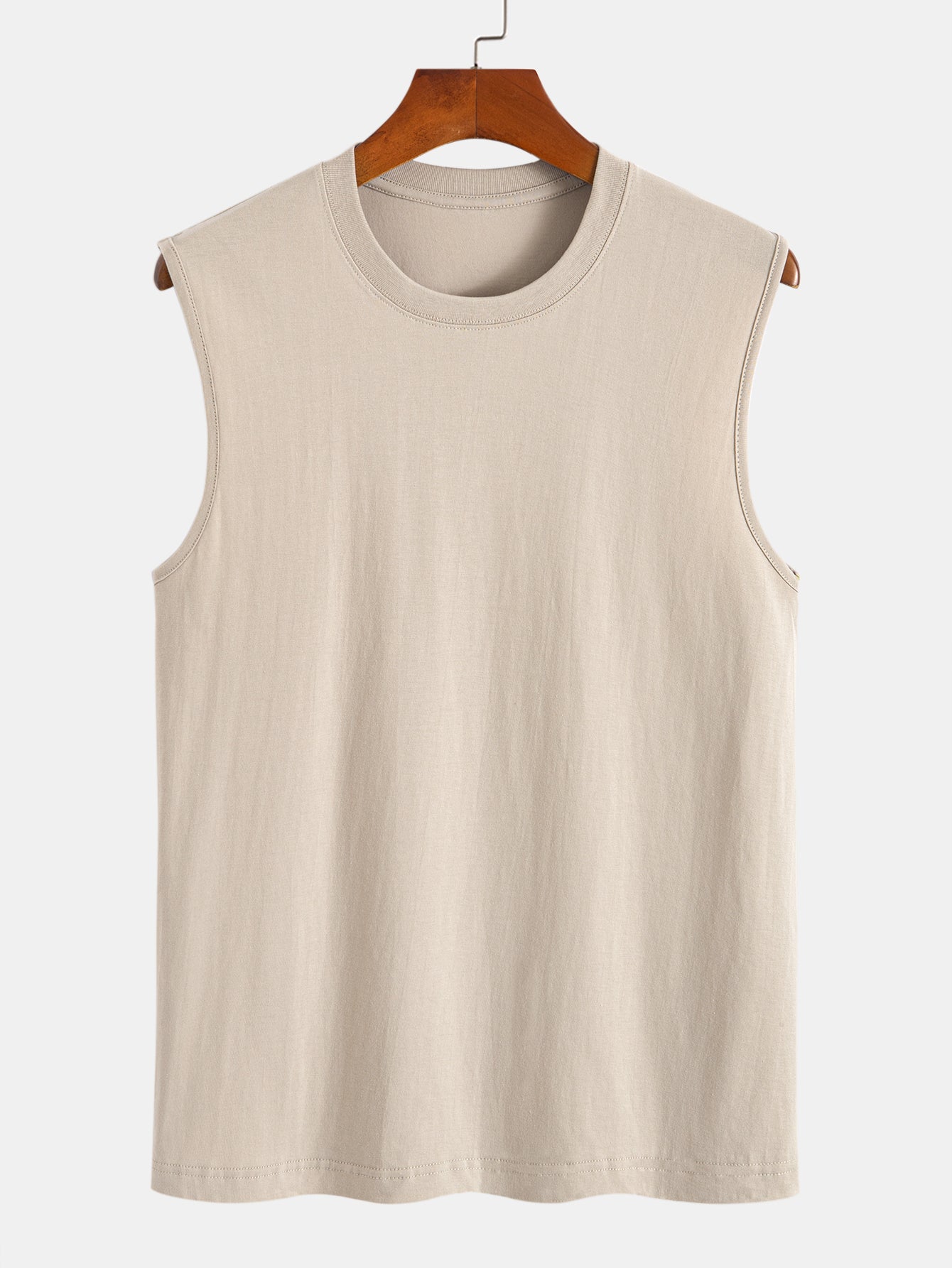 Solid Color Cotton Tank Top