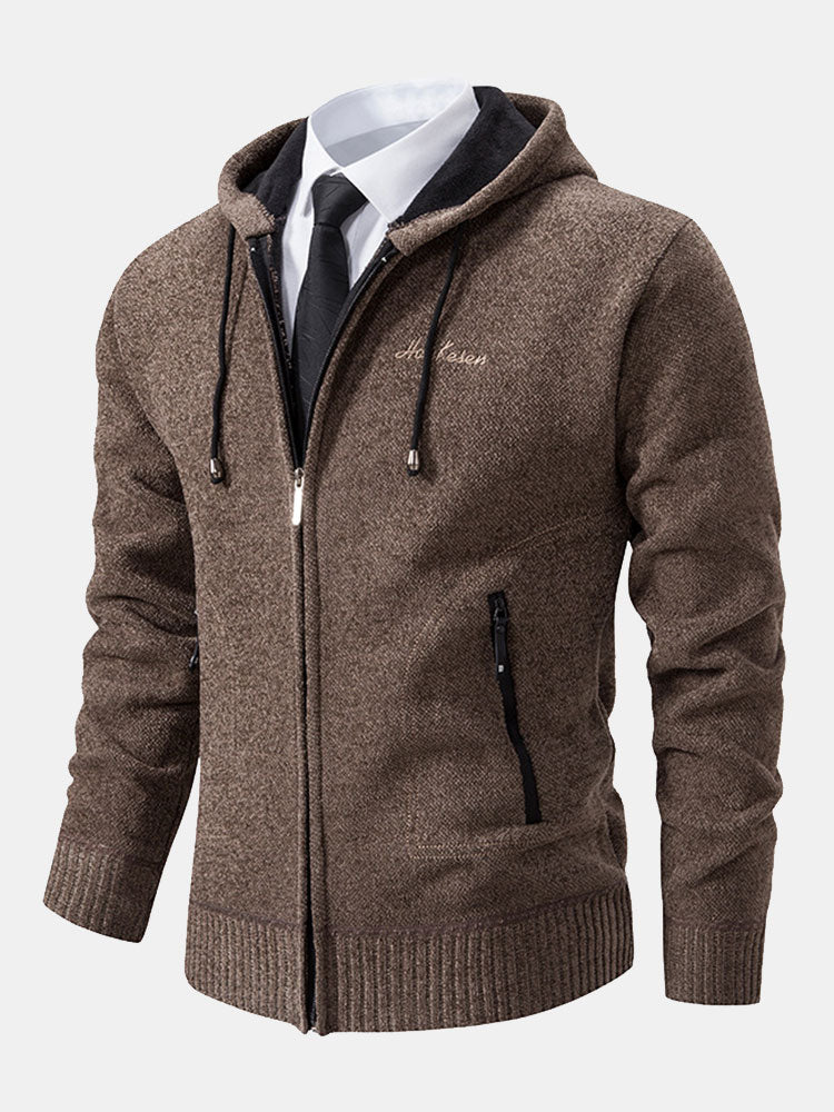 Zip Up Hooded Sweater