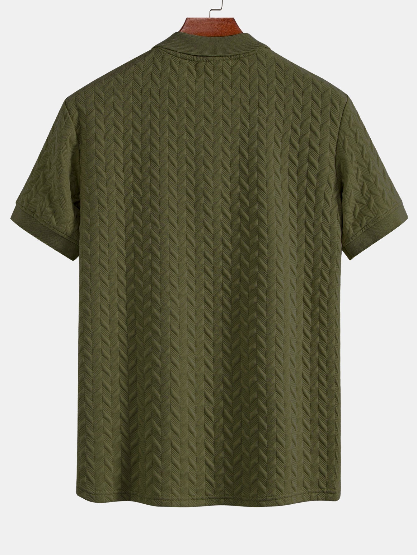 Geometric Jacquard Polo