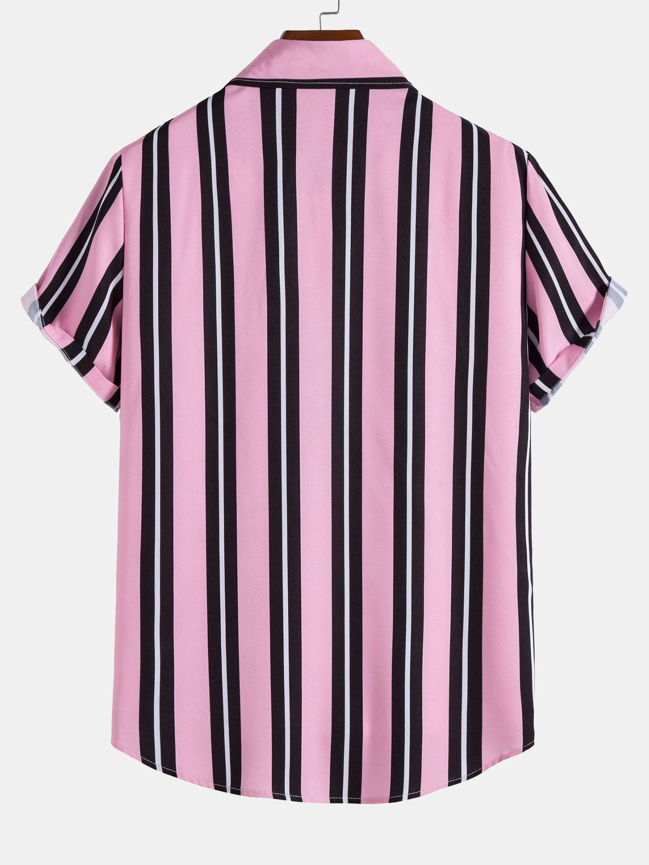 Striped Print Button Up Shirt