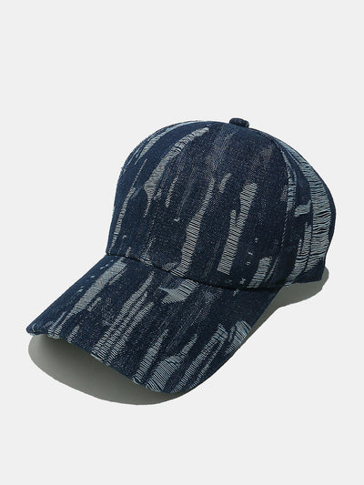 Vintage Distressed Denim Baseball Cap