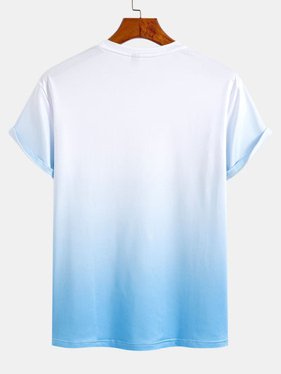 Gradient Palm Tree Print T-Shirt