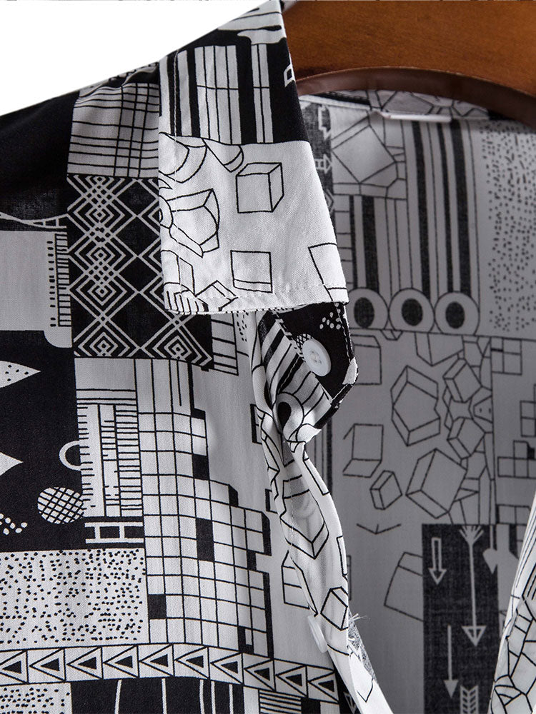 Geometry Print Shirt