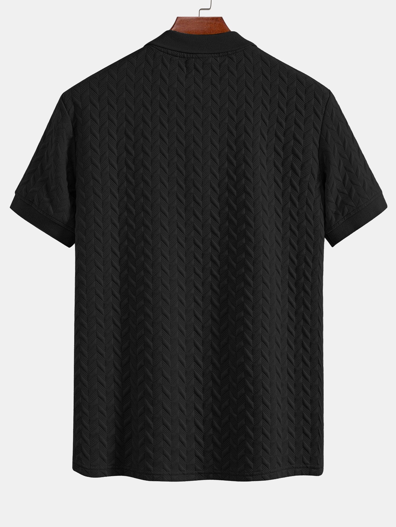 Geometric Jacquard Polo