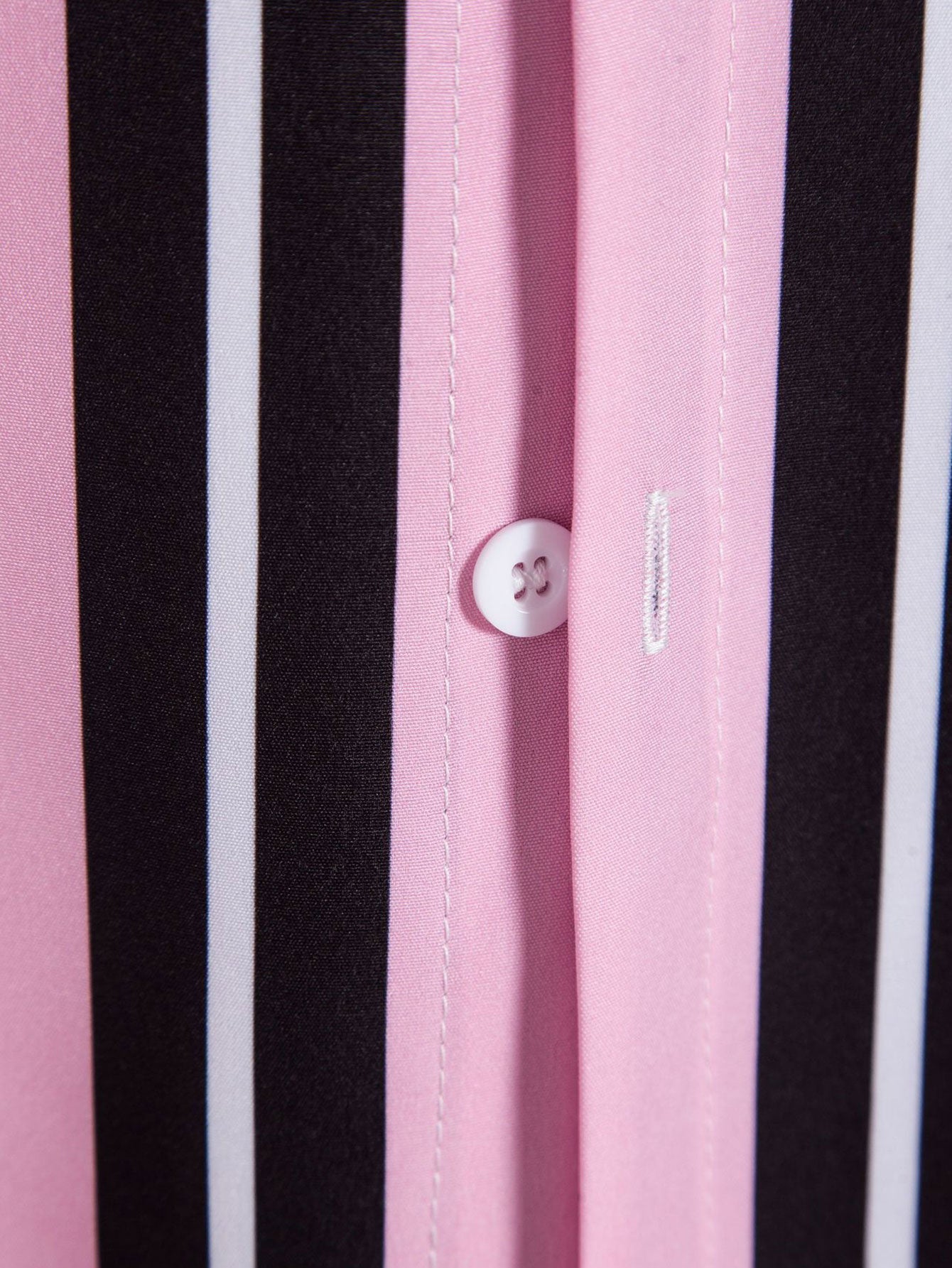 Striped Print Button Up Shirt