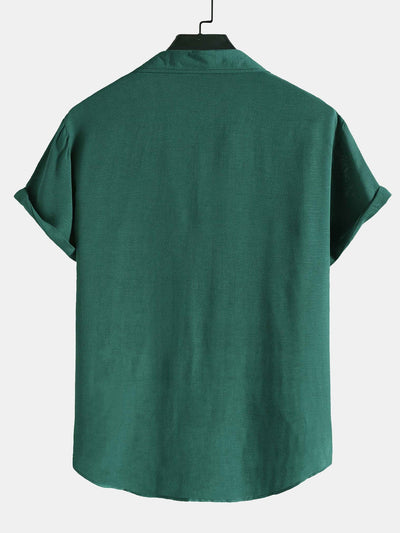 Cotton Blend Lapel Shirts #This item will shrink after washing, so we highly recommend choosing one size up#