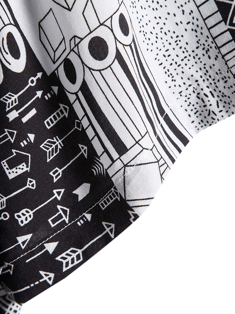 Geometry Print Shirt