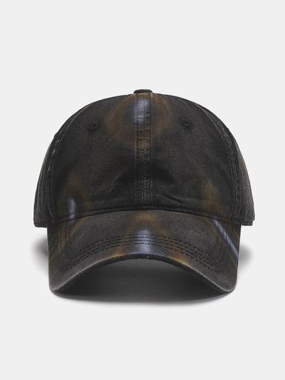 Gradient Pattern Washed Baseball Cap