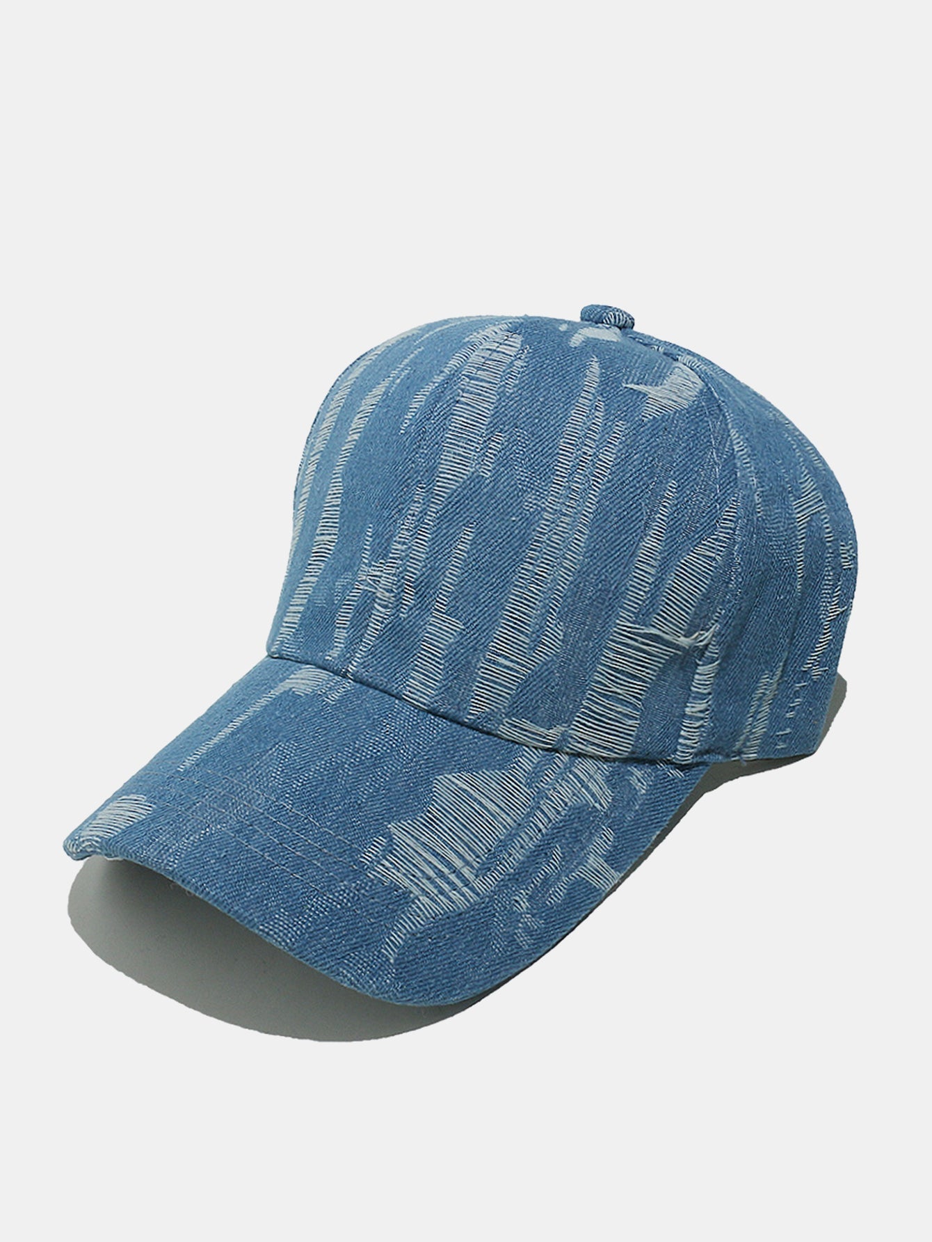 Vintage Distressed Denim Baseball Cap