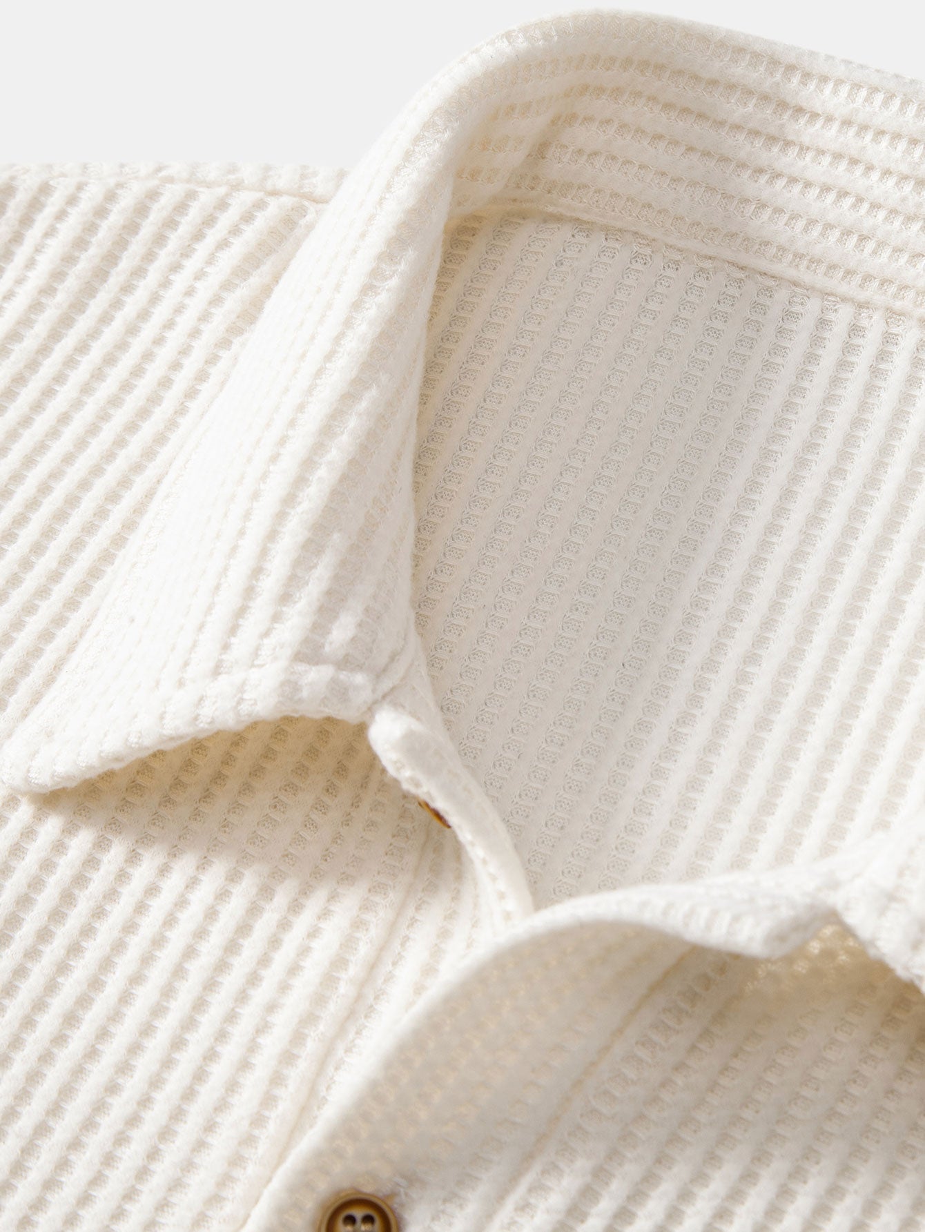 Short Sleeved Waffle Polo