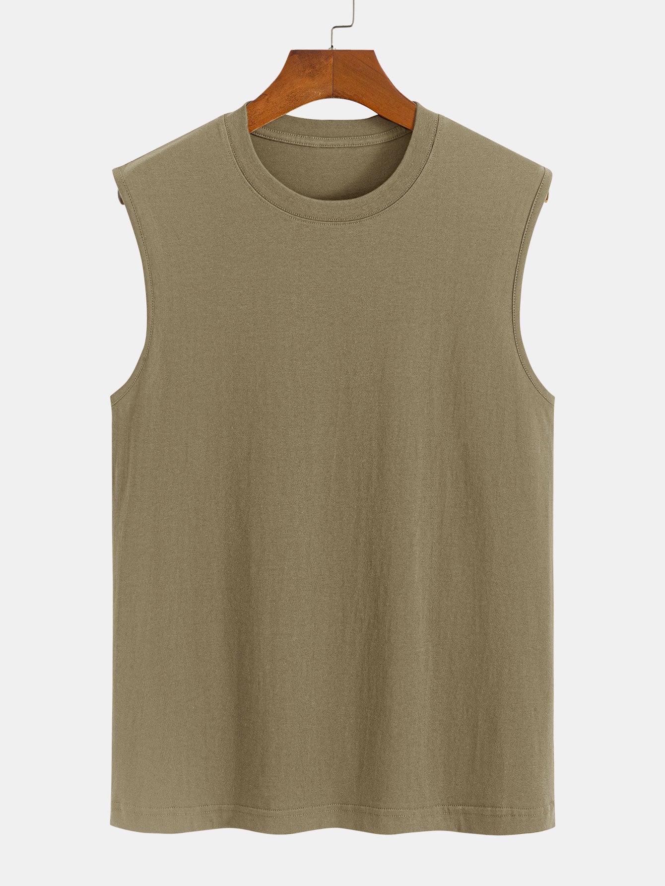 Solid Color Cotton Tank Top