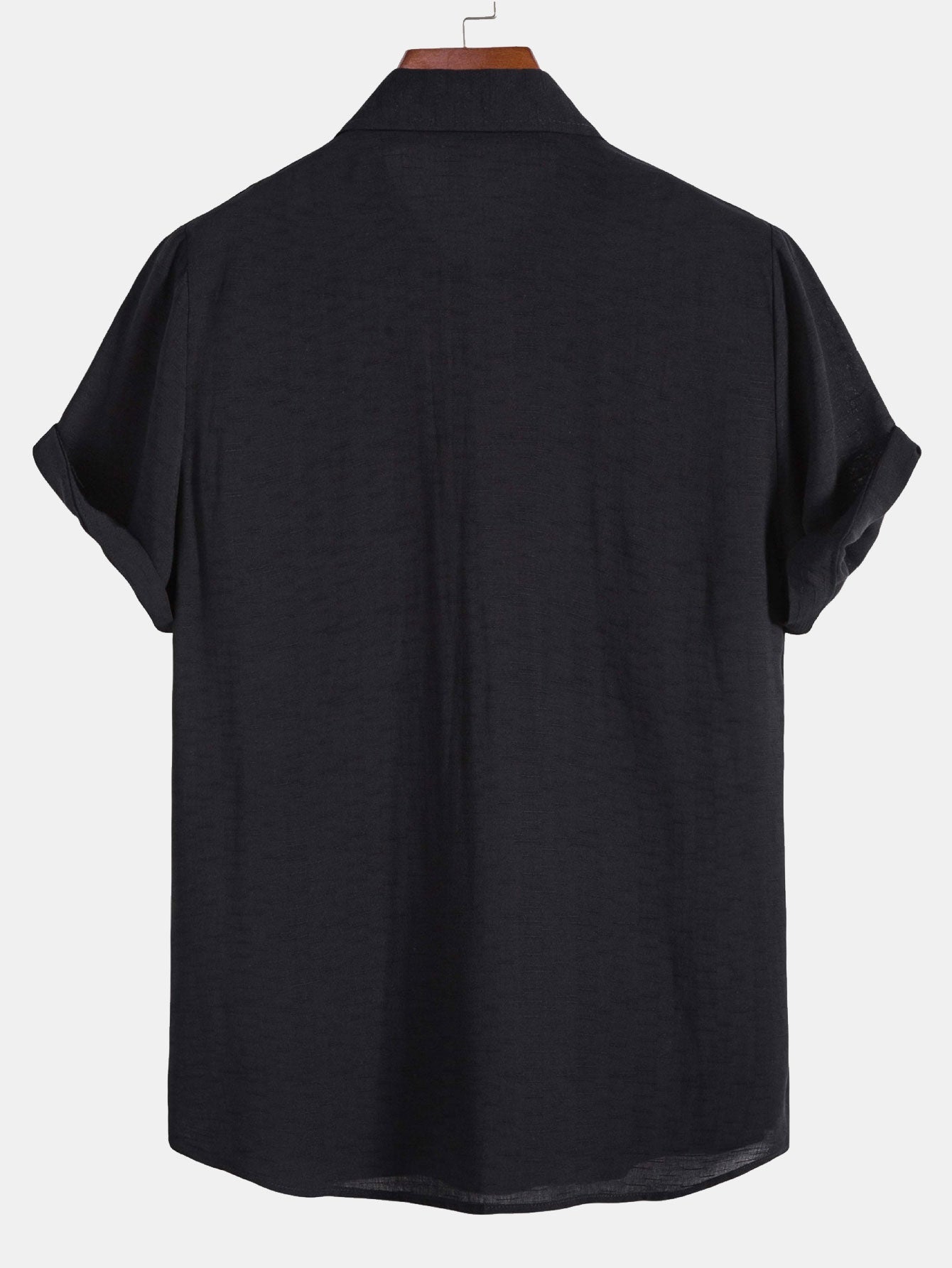 Cotton Blend Lapel Shirts #This item will shrink after washing, so we highly recommend choosing one size up#