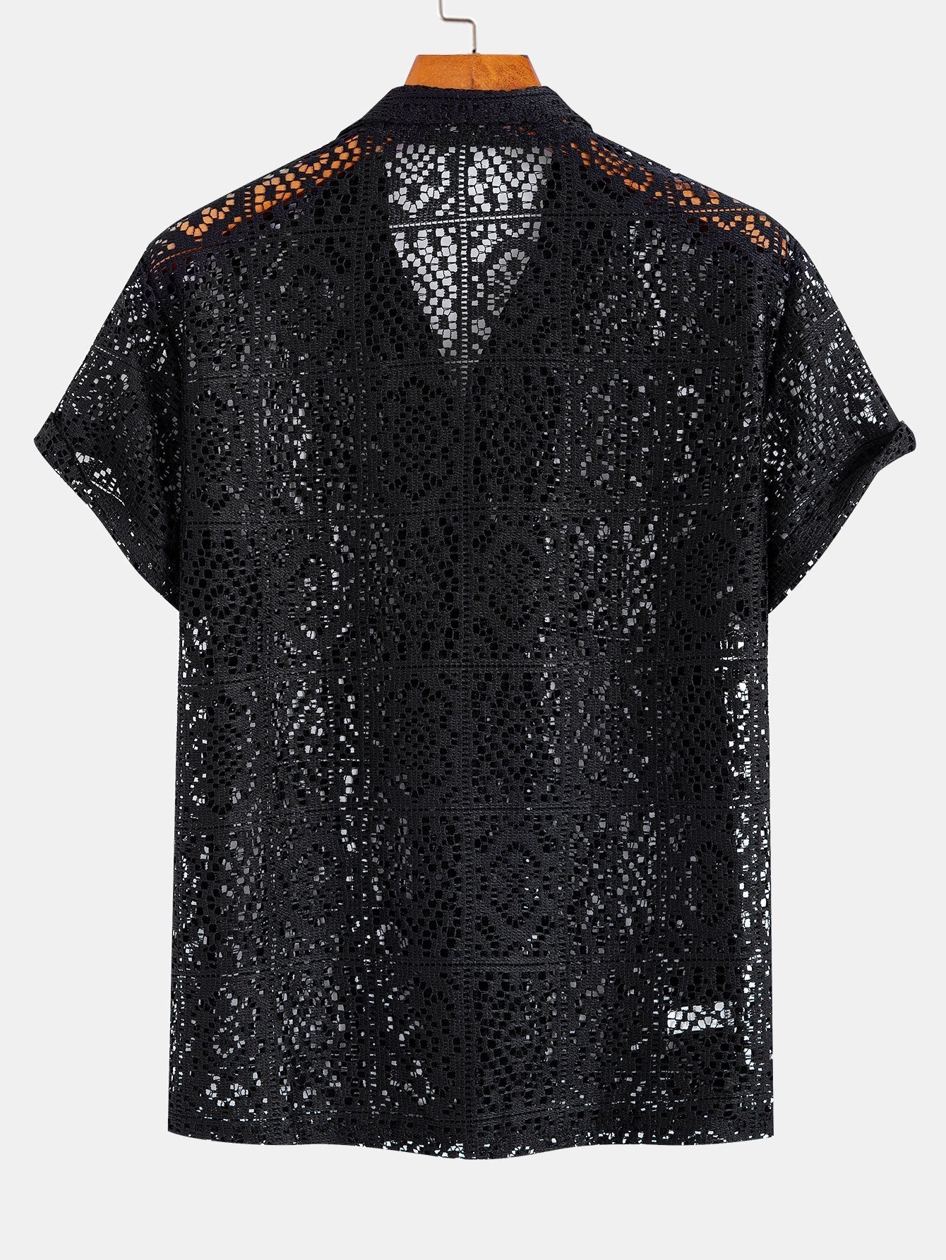 Floral Lace Cuban Shirt