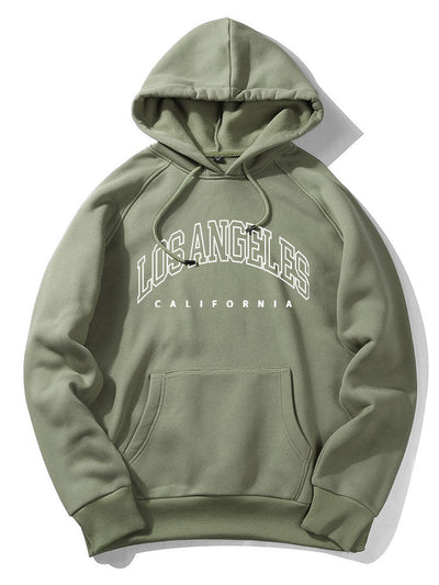 Los Angeles Letter Graphic Hoodies
