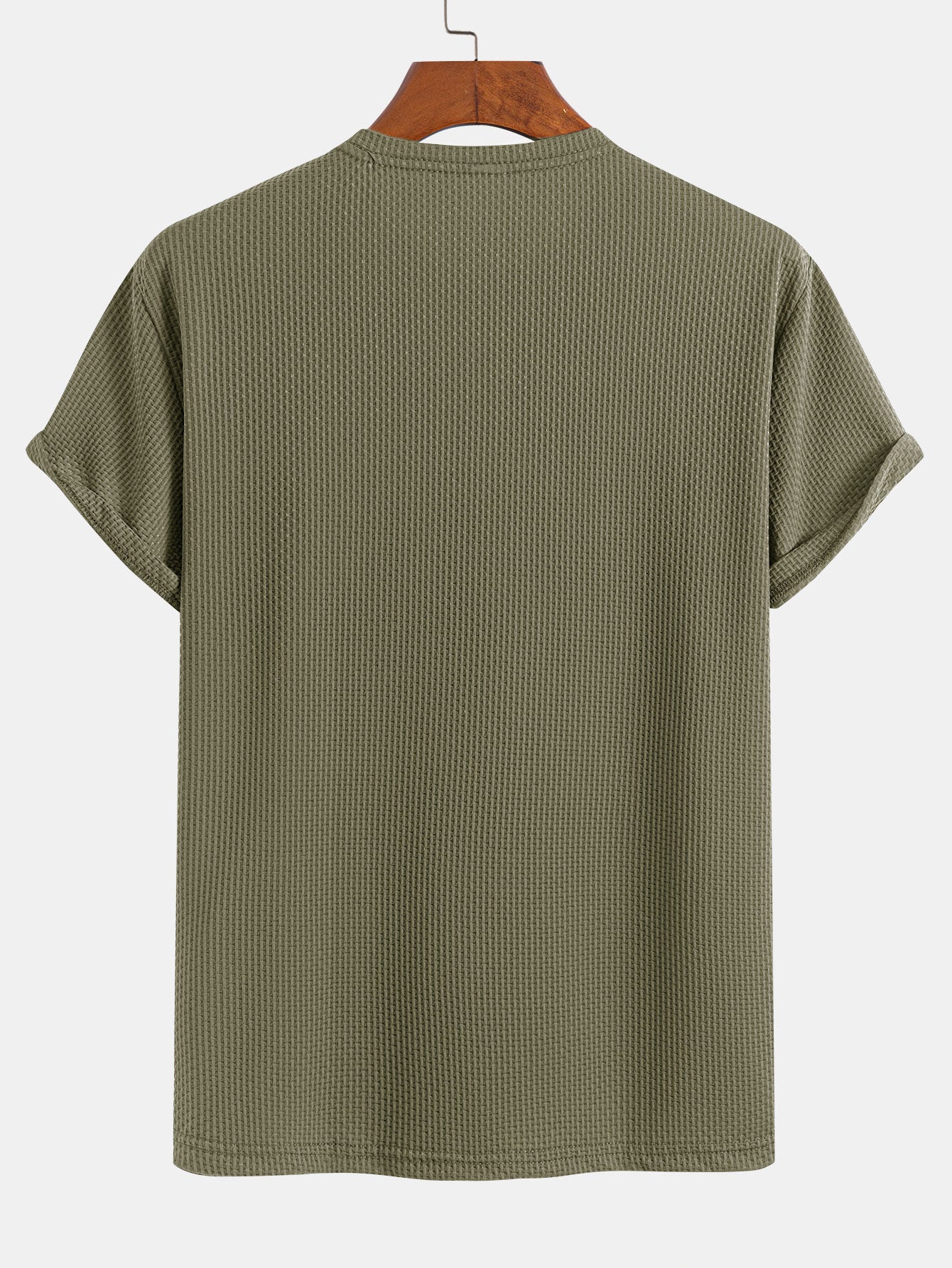 Solid Textured T-Shirt