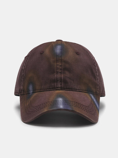 Gradient Pattern Washed Baseball Cap