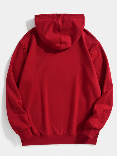 California Print Zip Through Hoodie