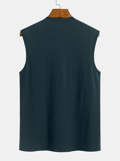 Solid Color Cotton Tank Top
