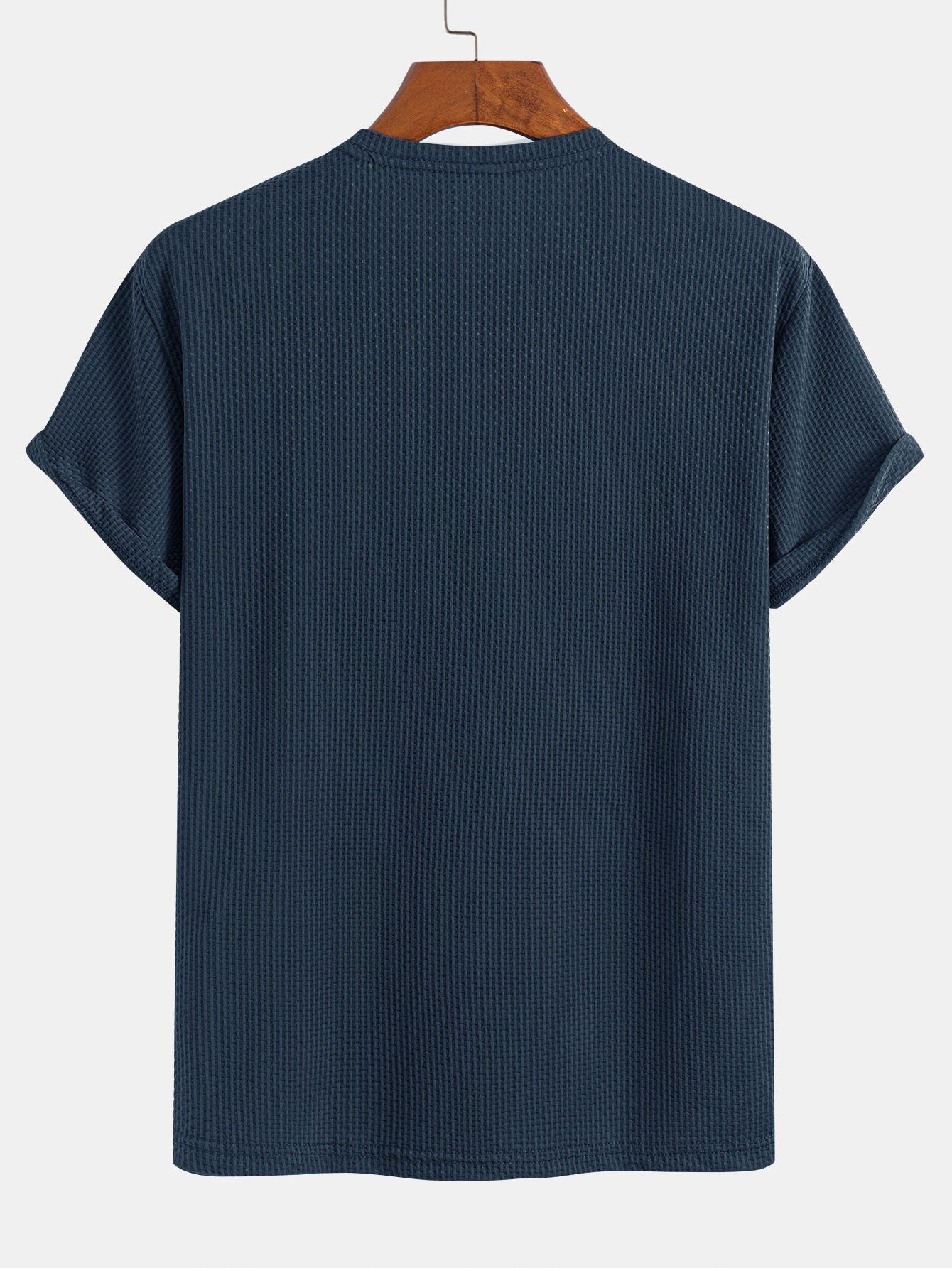 Solid Textured T-Shirt
