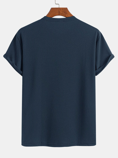 Solid Textured T-Shirt