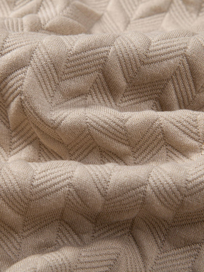 Geometric Jacquard Polo