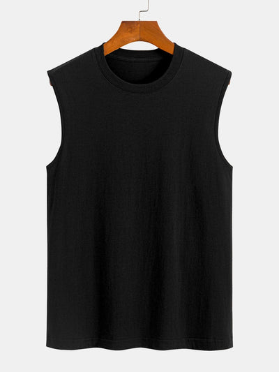 Solid Color Cotton Tank Top