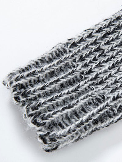 Long Line Knitted Hooded Cardigan