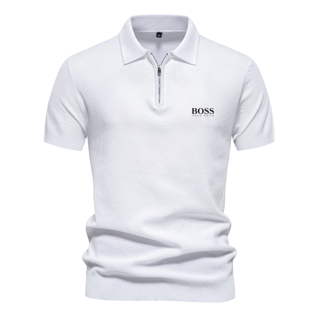 BOSS™ Short Sleeve Half-Zip Polo