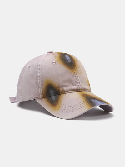 Gradient Pattern Washed Baseball Cap