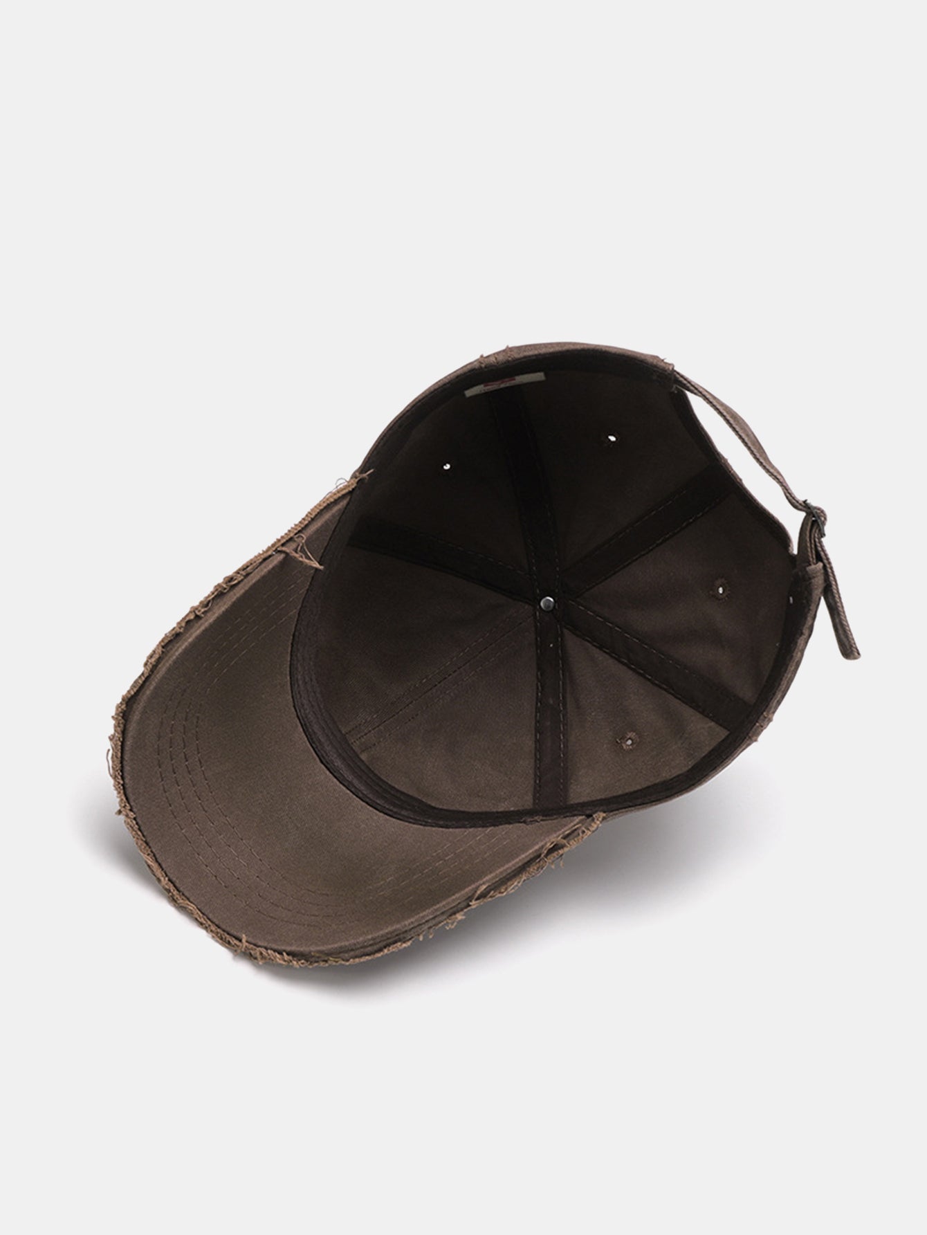 Slogan Embroidery Washed Baseball Cap