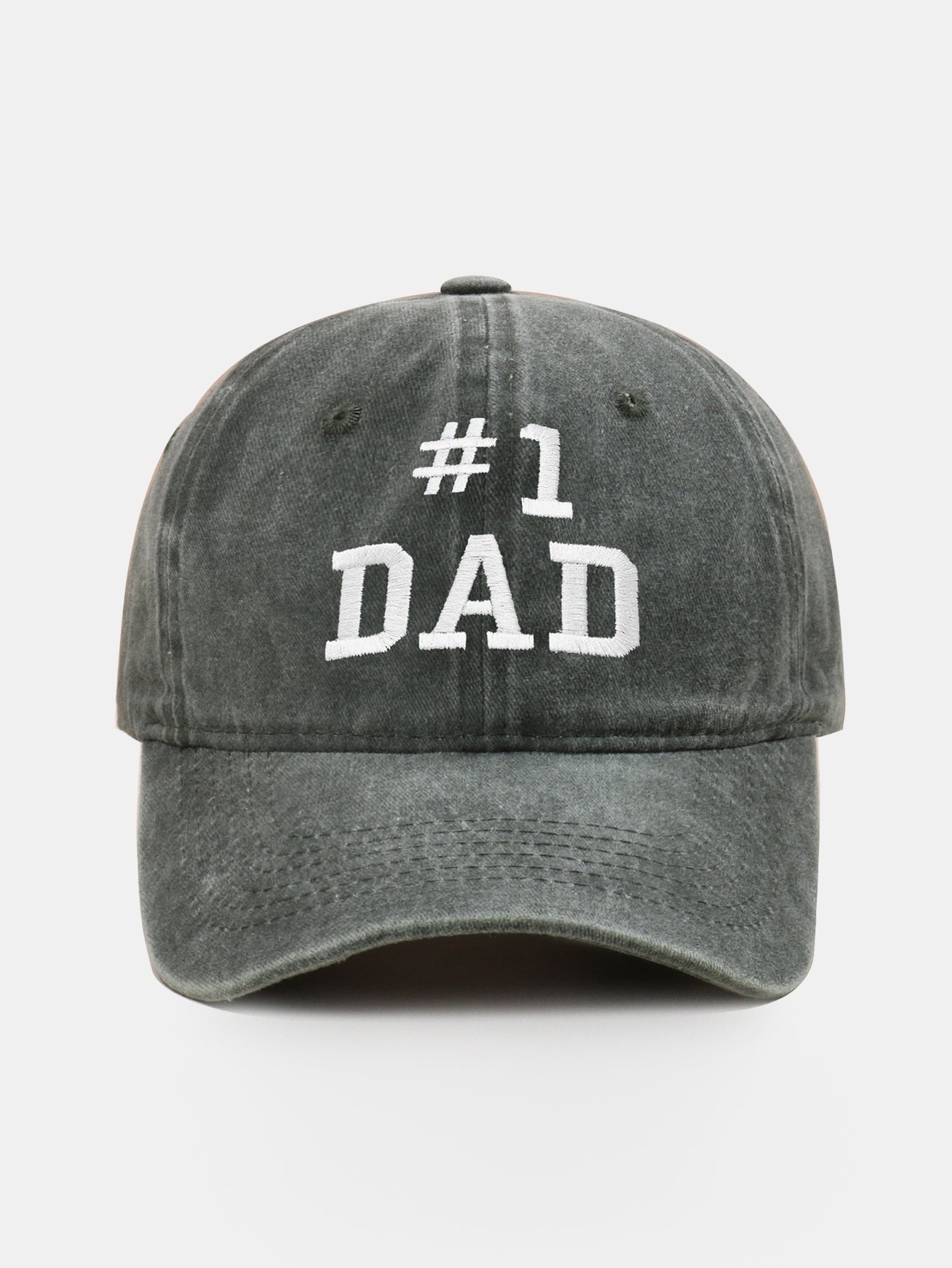 Dad Embroidered Washed Cotton Baseball Cap