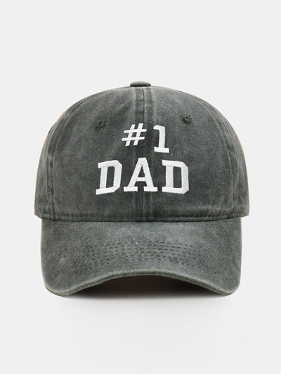 Dad Embroidered Washed Cotton Baseball Cap