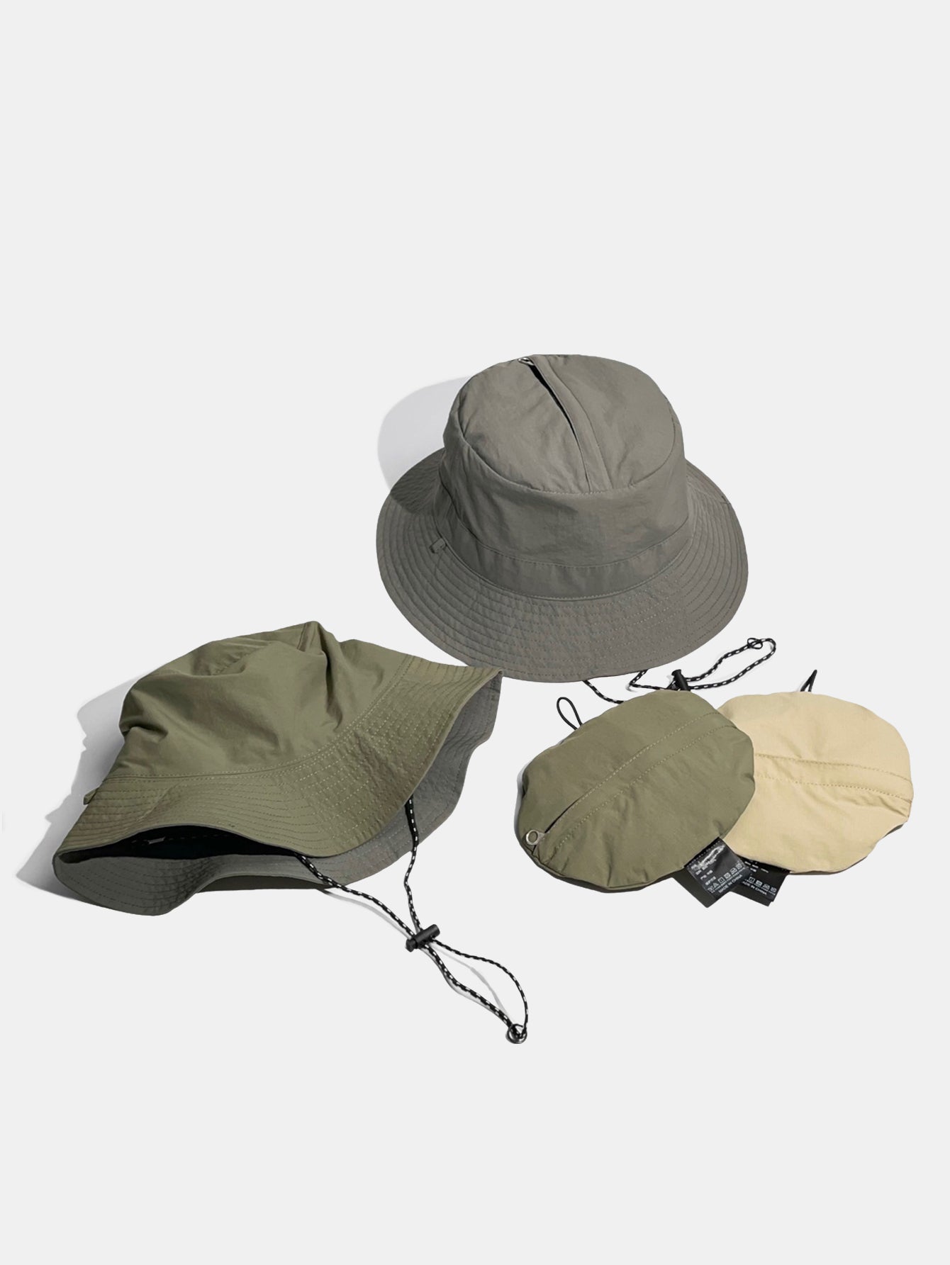 Double Side Reversible Bucket Hat With Chin Strap