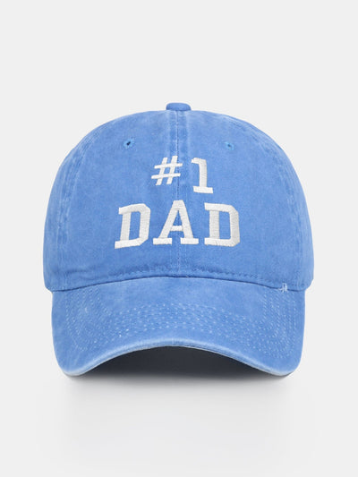 Dad Embroidered Washed Cotton Baseball Cap