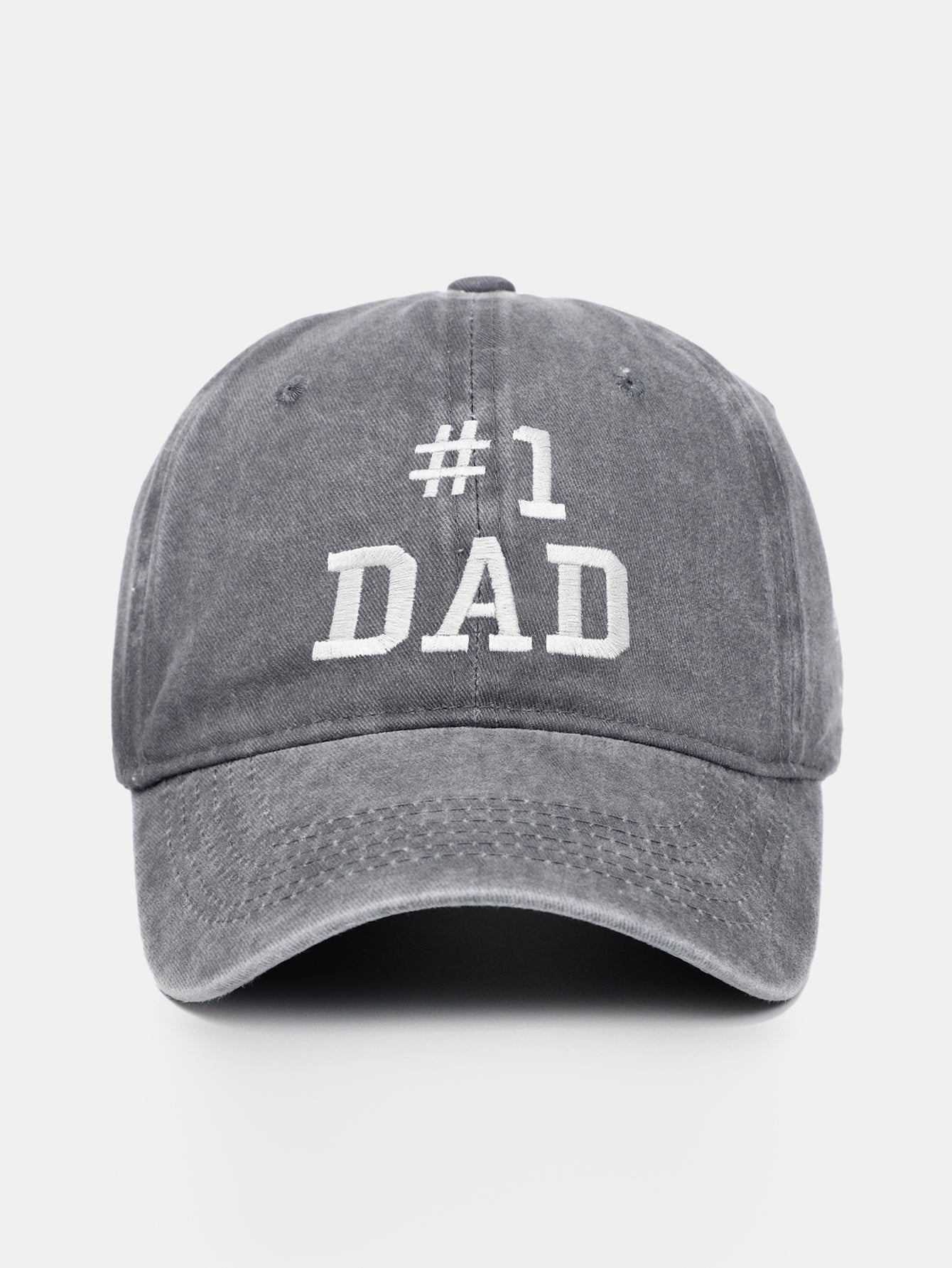 Dad Embroidered Washed Cotton Baseball Cap