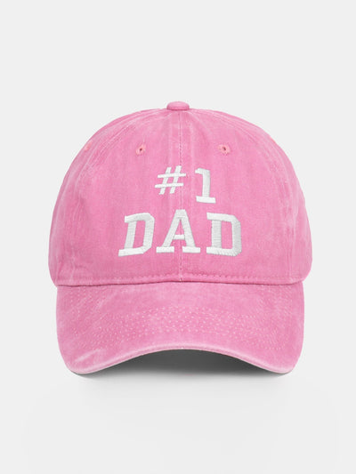 Dad Embroidered Washed Cotton Baseball Cap