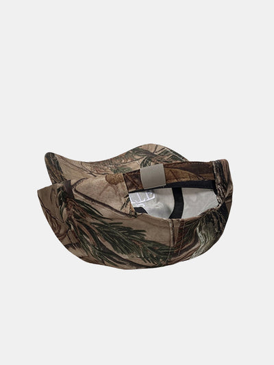 Retro Slogan Embroidery Camouflage Baseball Cap