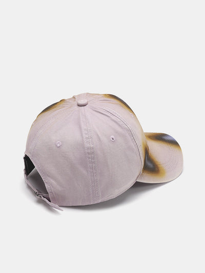 Gradient Pattern Washed Baseball Cap