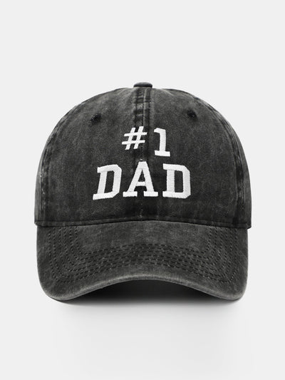 Dad Embroidered Washed Cotton Baseball Cap