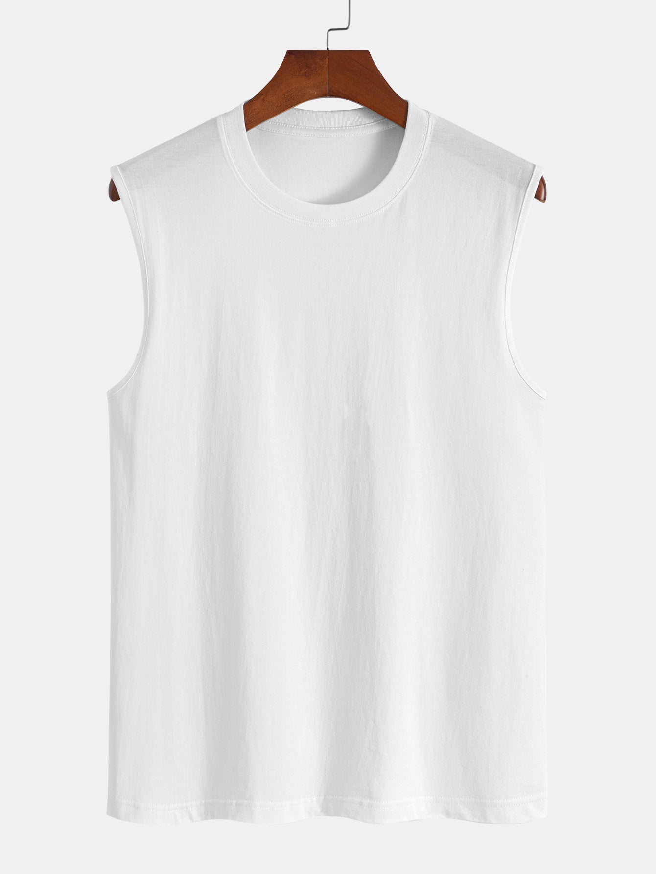Solid Color Cotton Tank Top