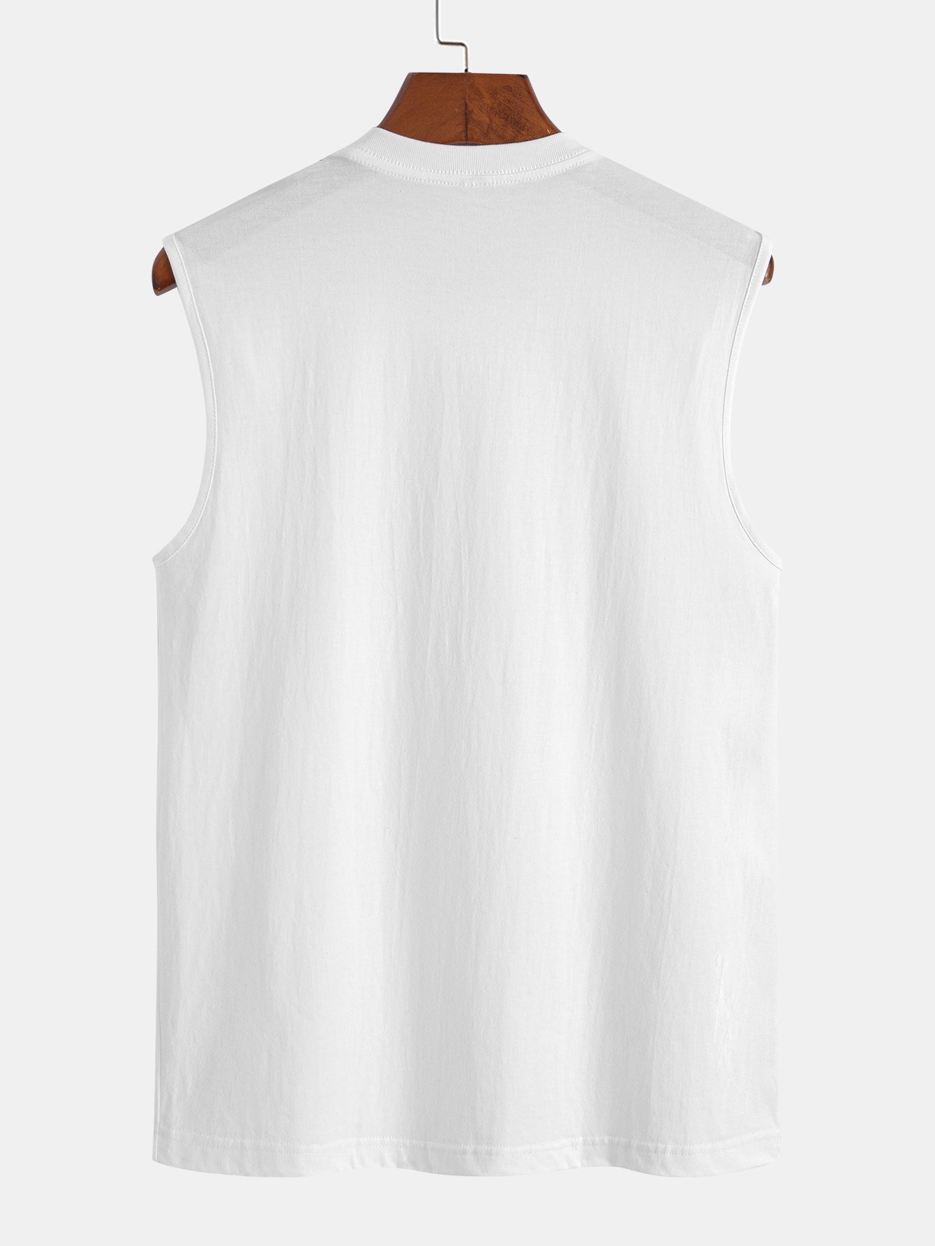 Solid Color Cotton Tank Top